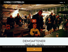 Tablet Screenshot of hundepropper.dk